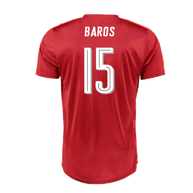 Czech Republic 2016-17 Home Shirt ((Very Good) XXL) (Baros 15)
