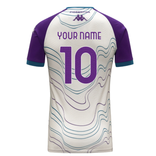 2025-2026 Viola Pre Match Shirt (white-violet) (your Name)