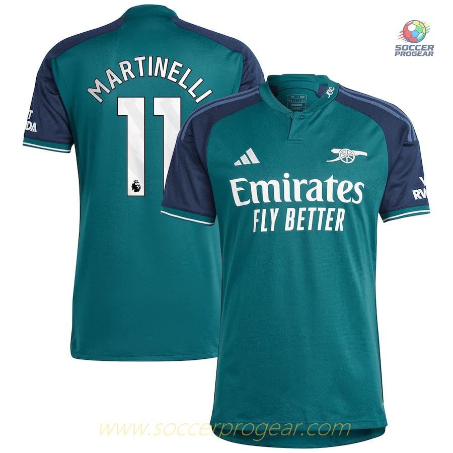 Martinelli 2023 2024 Arsenal Third Shirt