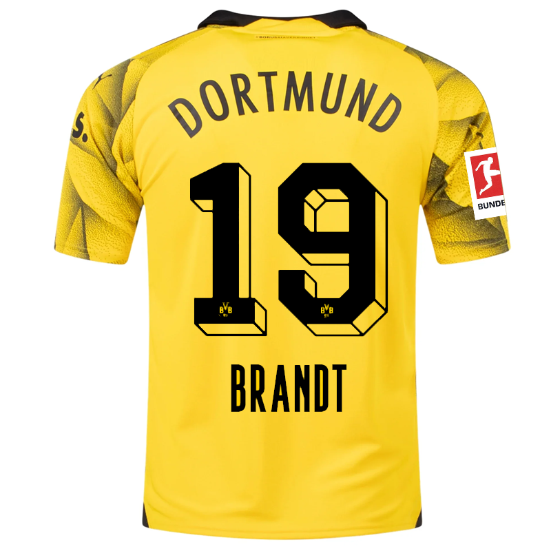 Borussia Dortmund Brandt 2023-2024 Bun Third Jersey – Authentic Shirt