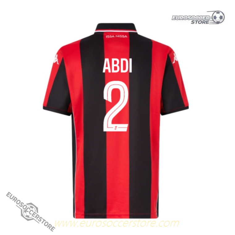 OGC Nice Home ABDI 2 Football Shirt 25-26 Season