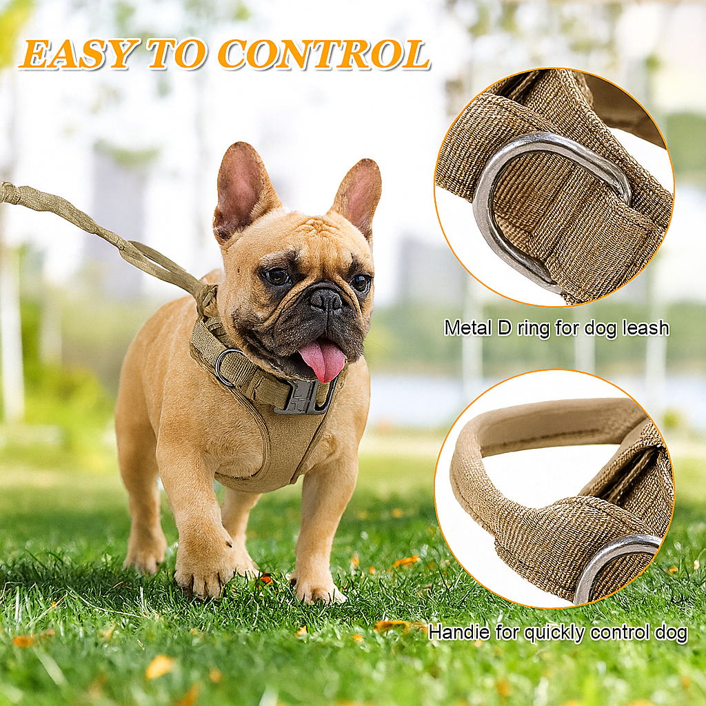 French Bulldog Barkops Tactical French Bulldog Collar – Adjustable