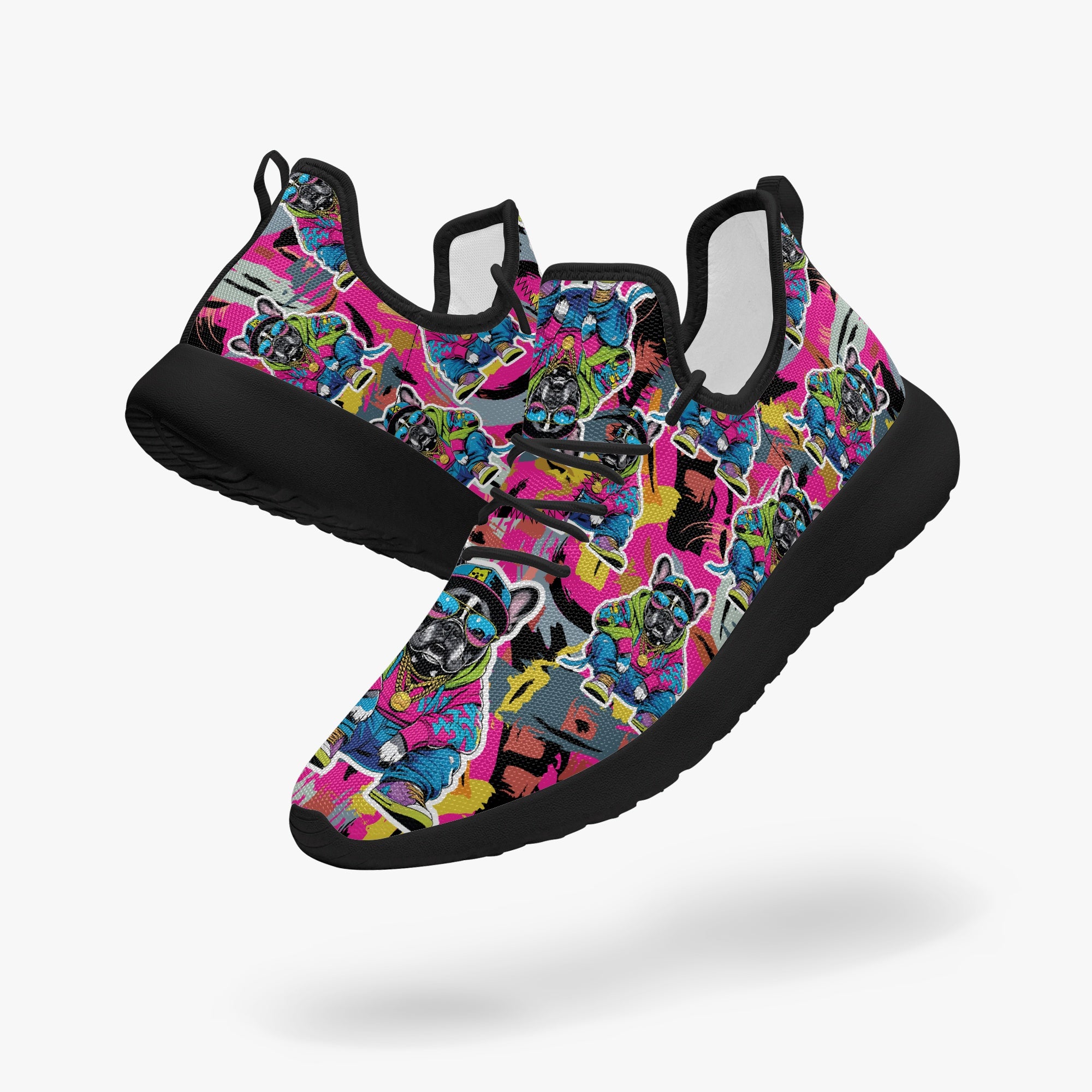 Eddie - French Bulldog Themed Classic Sneakers For Dog Lovers