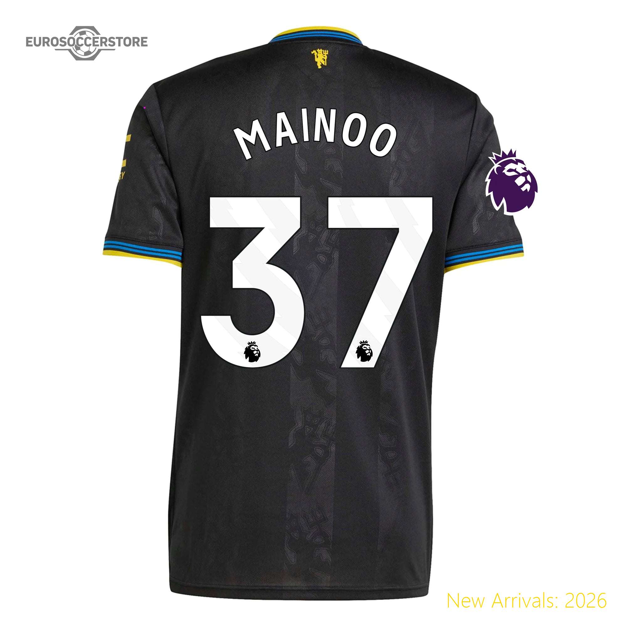 Official Team Merchandise Kids Mun Team Top-grade Third Jersey 2023