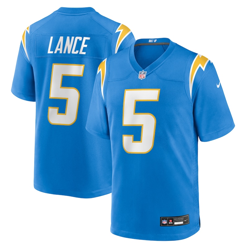 None Trey Lance All-Pro LA Chargers Premium Jersey for NFL Fans