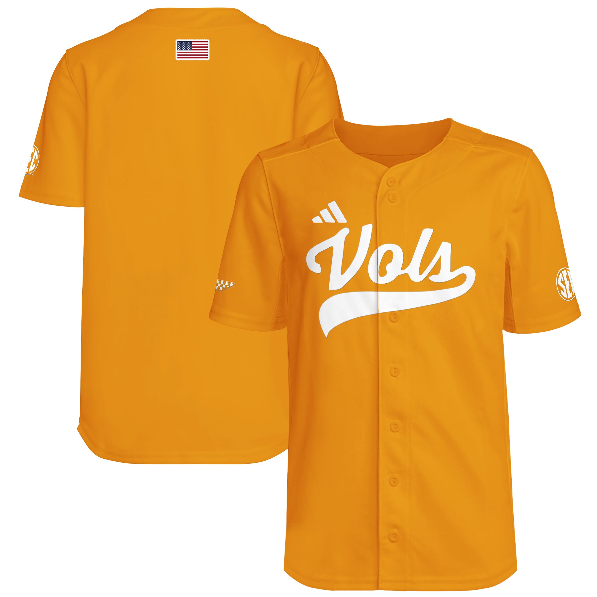 [DDG] Tennessee Volunteers Youth Baseball Jersey - Tennessee Orange