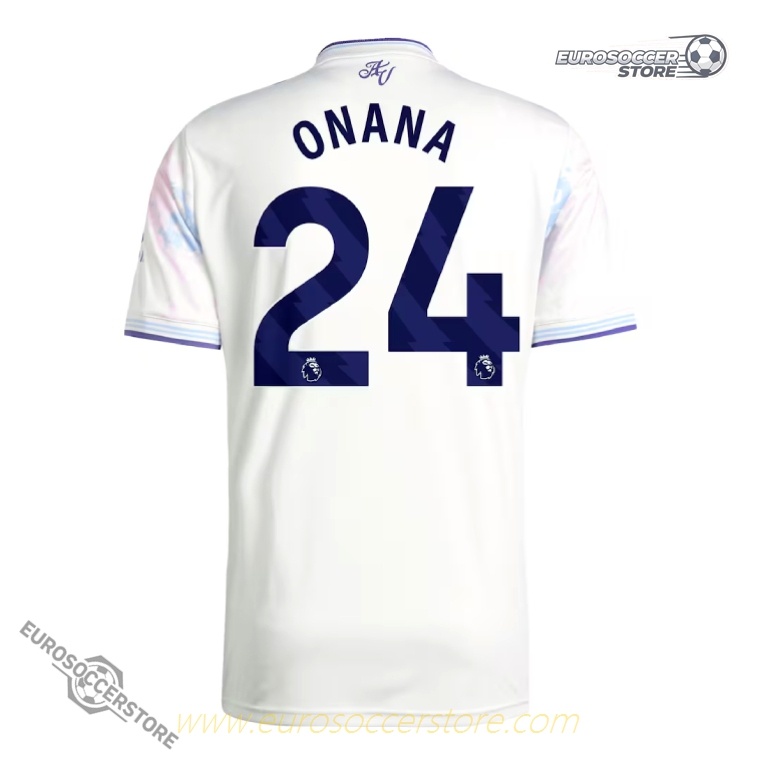 Aston Villa 25-26 Season Third Jersey ONANA Number 24