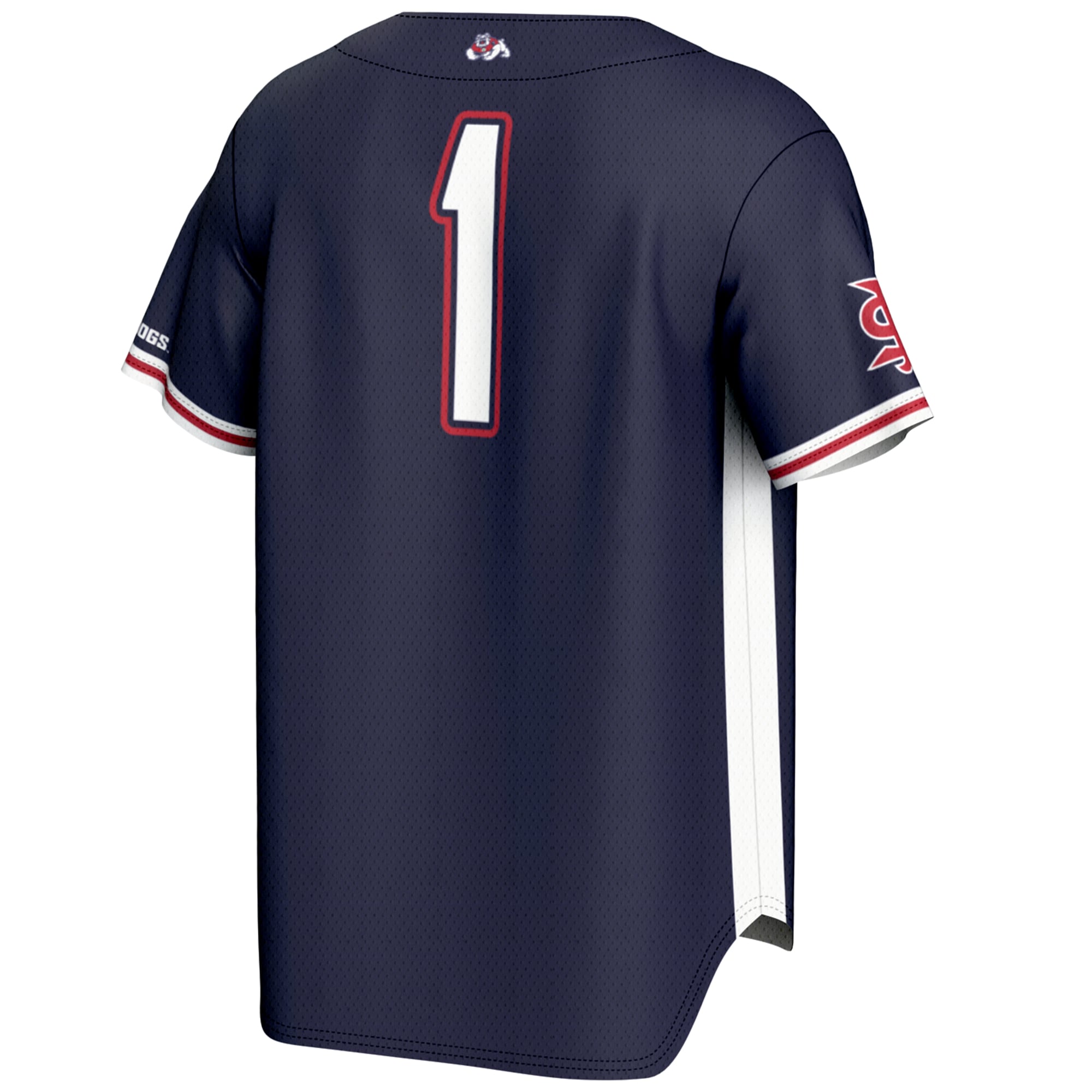 [DDG] Fresno State Bulldogs GameDay Greats Lightweight Baseball Jersey - Navy