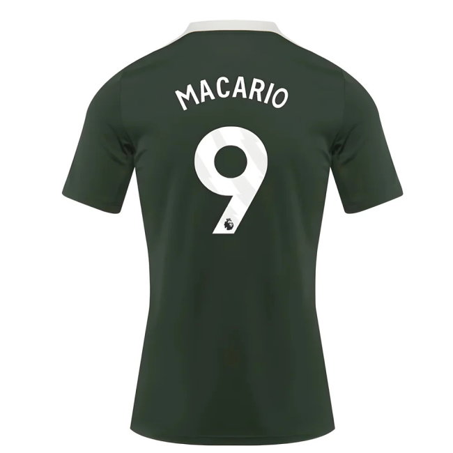 2025-2026 Chelsea Dri-Fit Strike Training Shirt (Green) (Macario 9)
