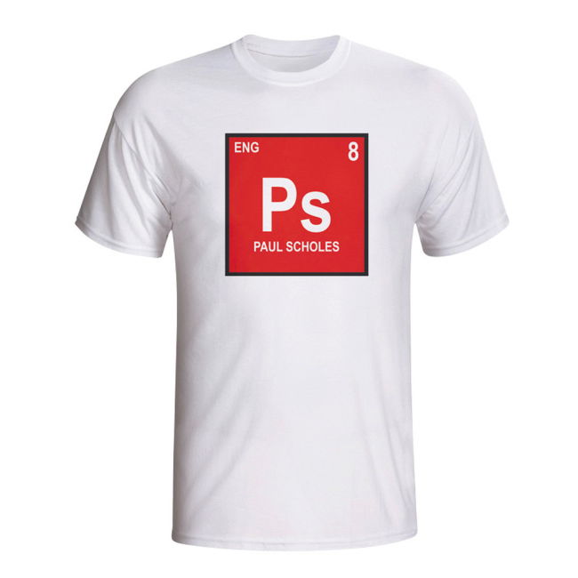 Official Paul Scholes England National Jersey Breathable