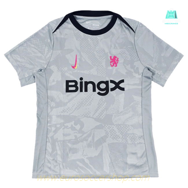 2024-2025 Chelsea Academy Pro Pre-Match Shirt (Grey)