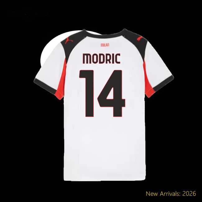 2025-2026 AC Milan Away Shirt (Kids) (Modric 14)