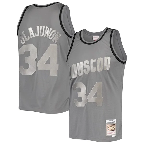 Hakeem Olajuwon HOU Swingman Jersey - high-quality trendy sports
