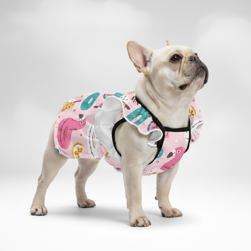 French Bulldog Lola French Bulldog Dresses For Females Durable Dog Item