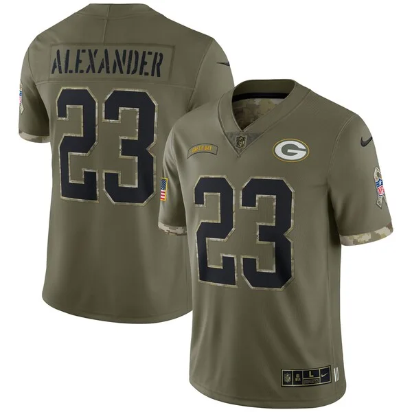 Performance Green Bay Packers Limited Jersey - Premium Olive NFL Fa...