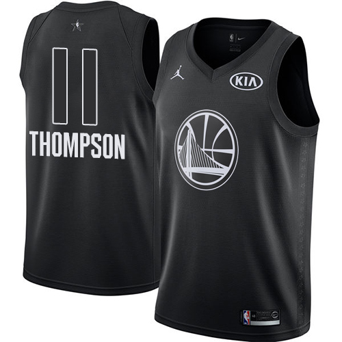 Golden State #11 Klay Thompson Professional 2018 Icon NBA Jersey -