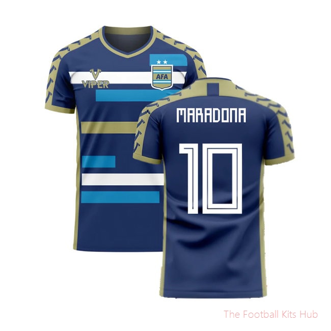 [LK] Argentina 2025/26 Away Football Kit (Viper) (MARADONA 10)