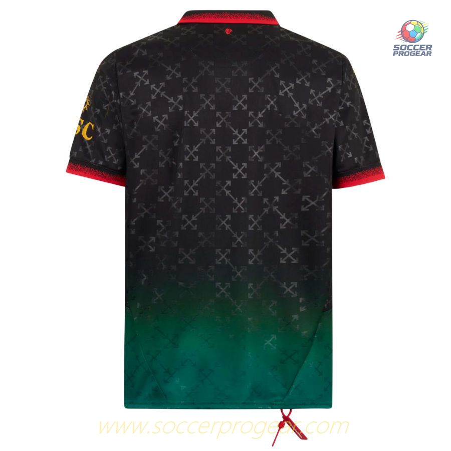 AC Milan Kids Edition Soccer Football Shirts Fourth Off White Black 2024/25 Collection