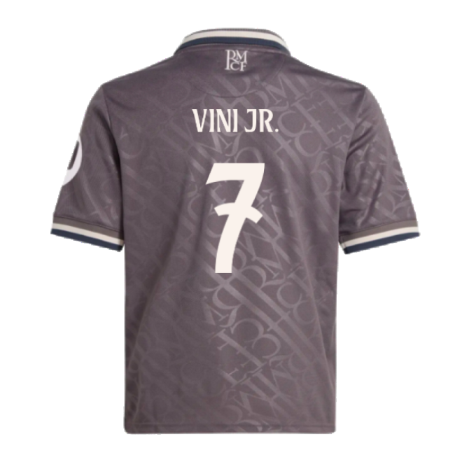 2024-2025 Real Madrid Third Football Shirt - Youth (Vini Jr. 7)
