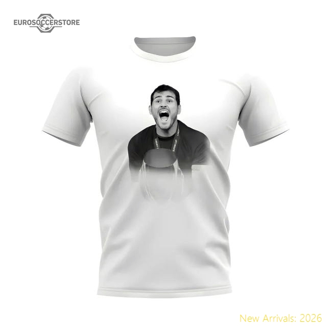Authentic Iker Casillas Real Madrid Legend T-Shirt (White)