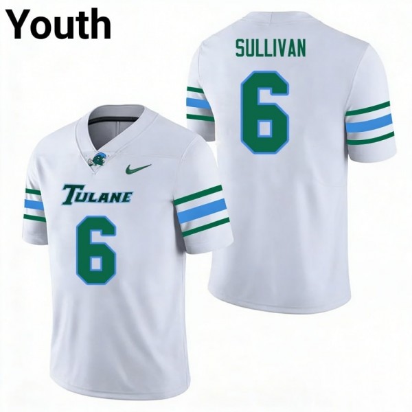Top-quality Youth #6 Brendan Sullivan Youth Green Version
