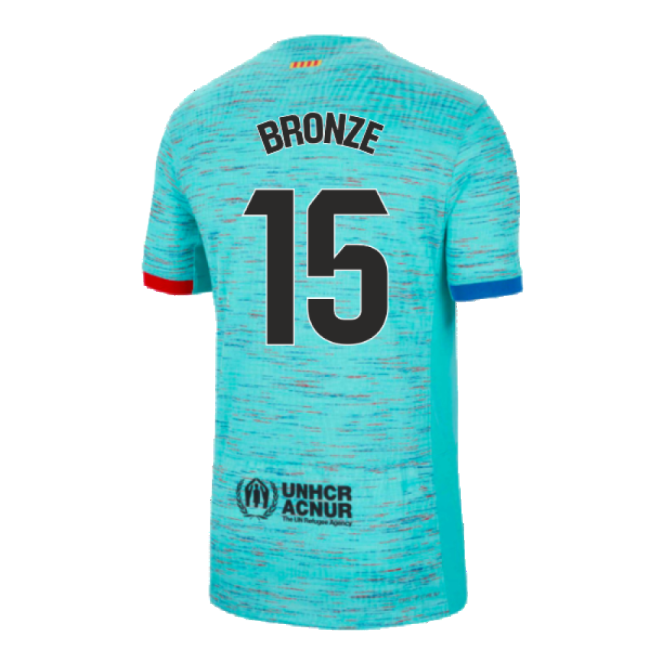 Premium 2023-2024 Barca Authentic Third Jersey (bronze 15)