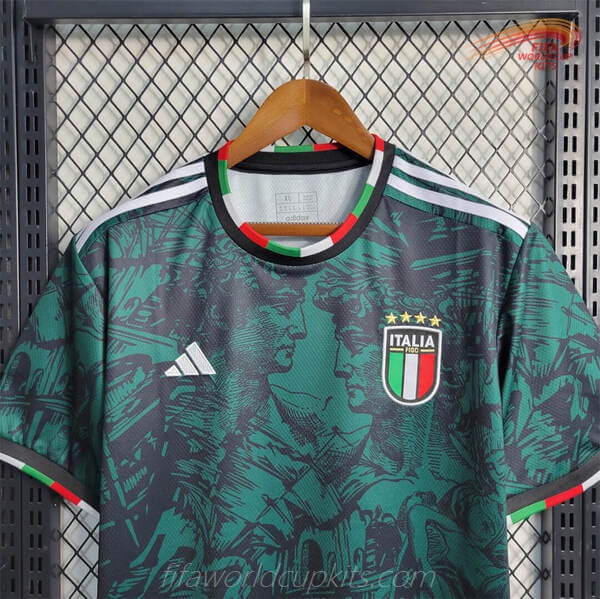 Italy 23 to 24 Lime Football Jersey