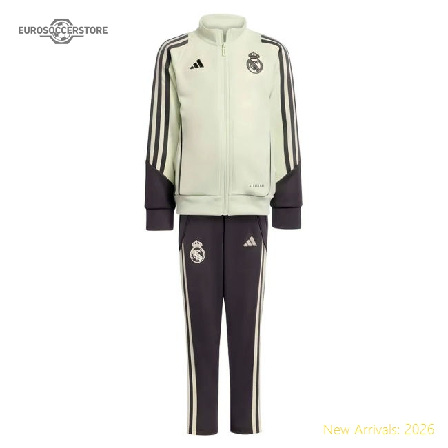 2025-2026 Madrid Real Madrid Tracksuit (Almost Lime) - Infants