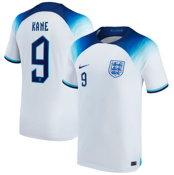 Elite Series England World Cup 2022 Home Kit KANE Soccer Shirt White