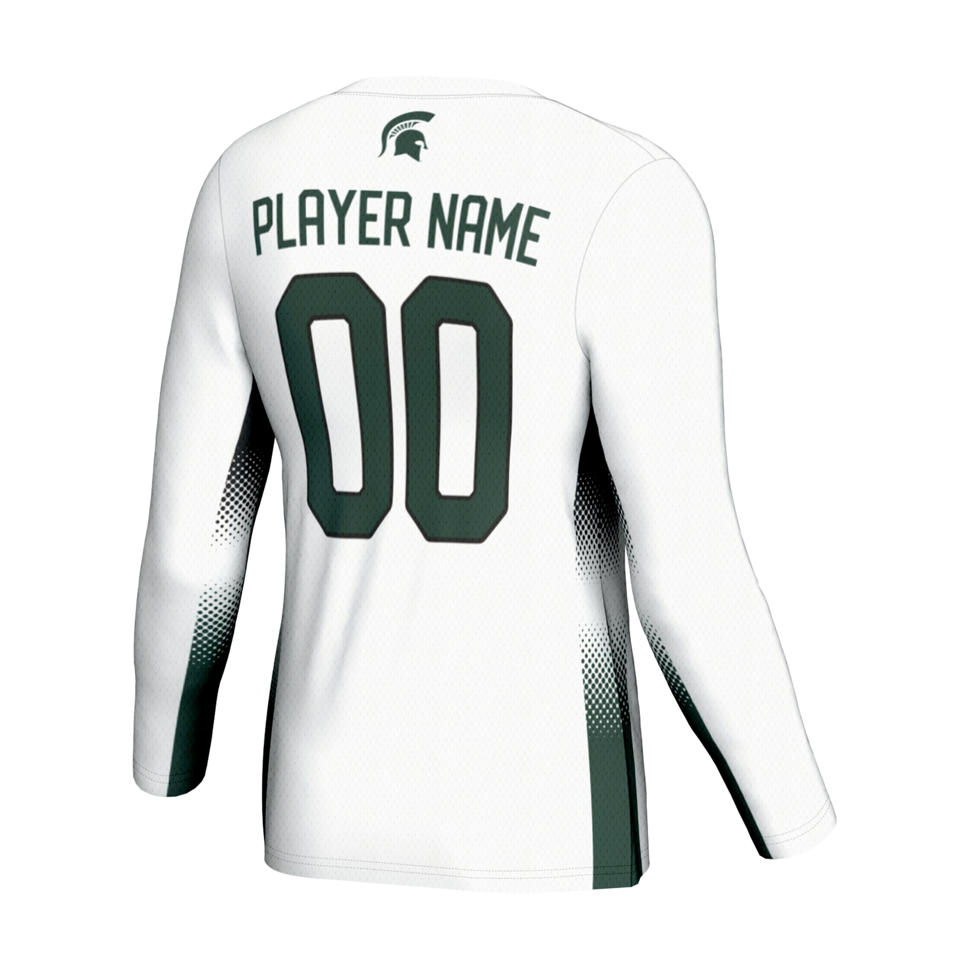 [NJP] Michigan State Spartans GameDay Greats Youth Lightweight NIL Women's Volleyball Jersey - White