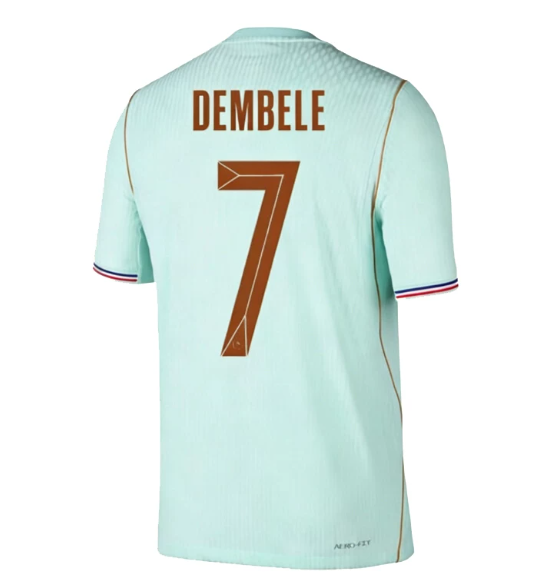 [HP] France #7 Ousmane Dembélé 2026 World Cup White Away Jersey