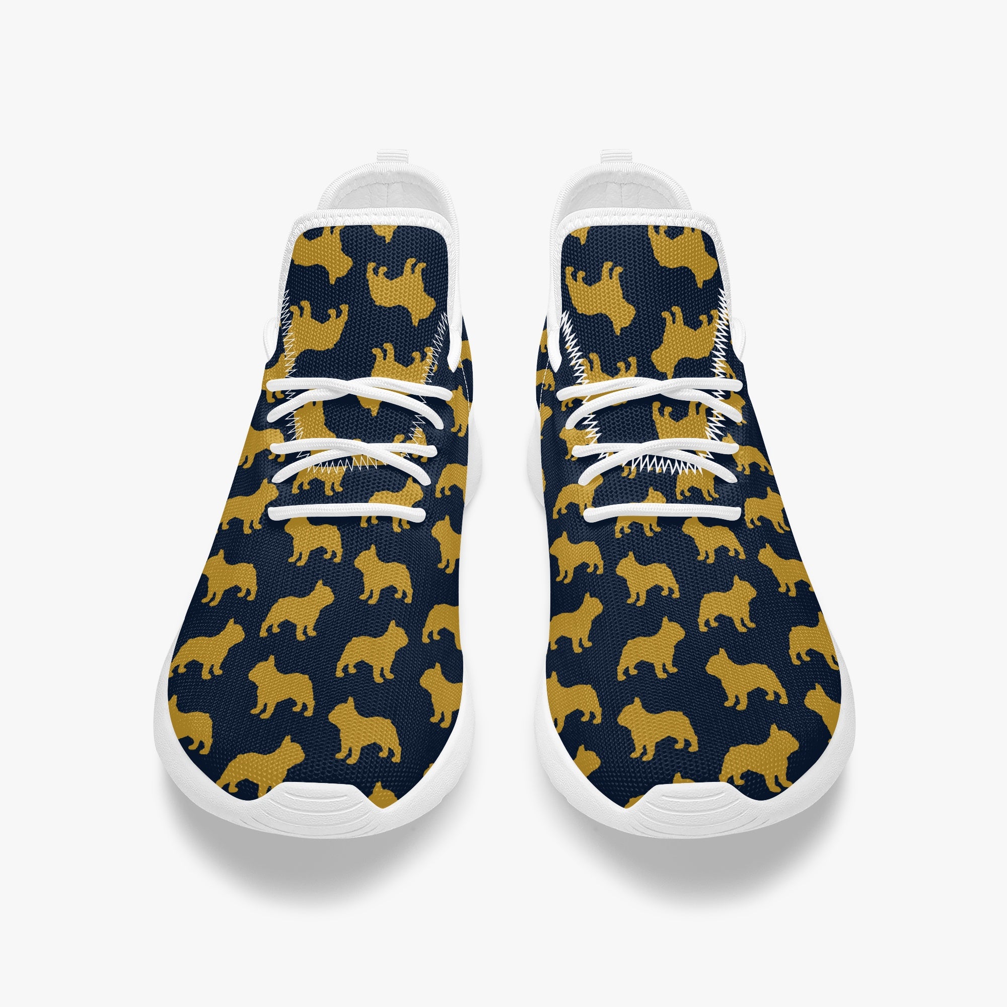 French Bulldog Lover Bleu Classic Sneakers Casual Footwear