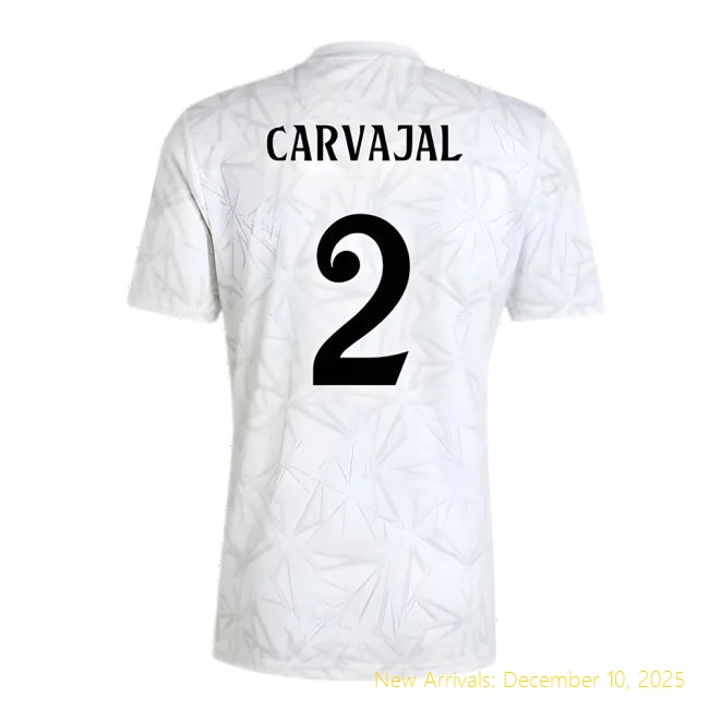 2024-2025 Real Madrid Home Shirt - Elite Kit (Carvajal 2) - White...