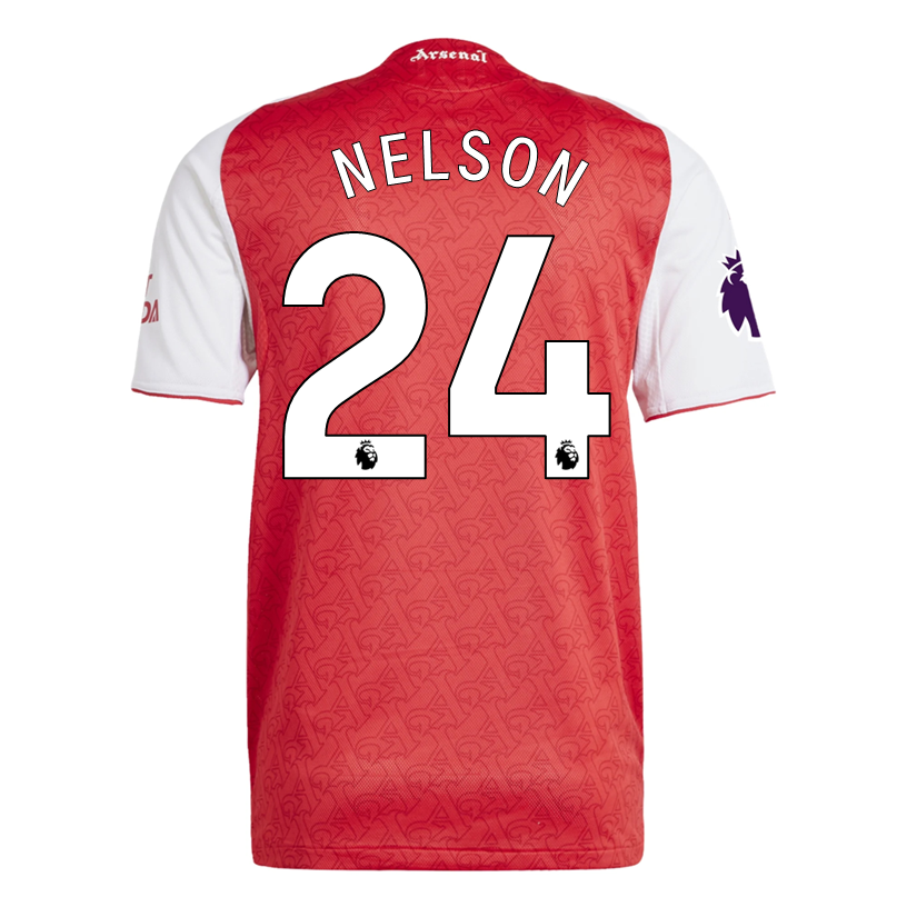 Arsenal Reiss Nelson 2025-2026 UCL Home Jersey – Authentic Shirt