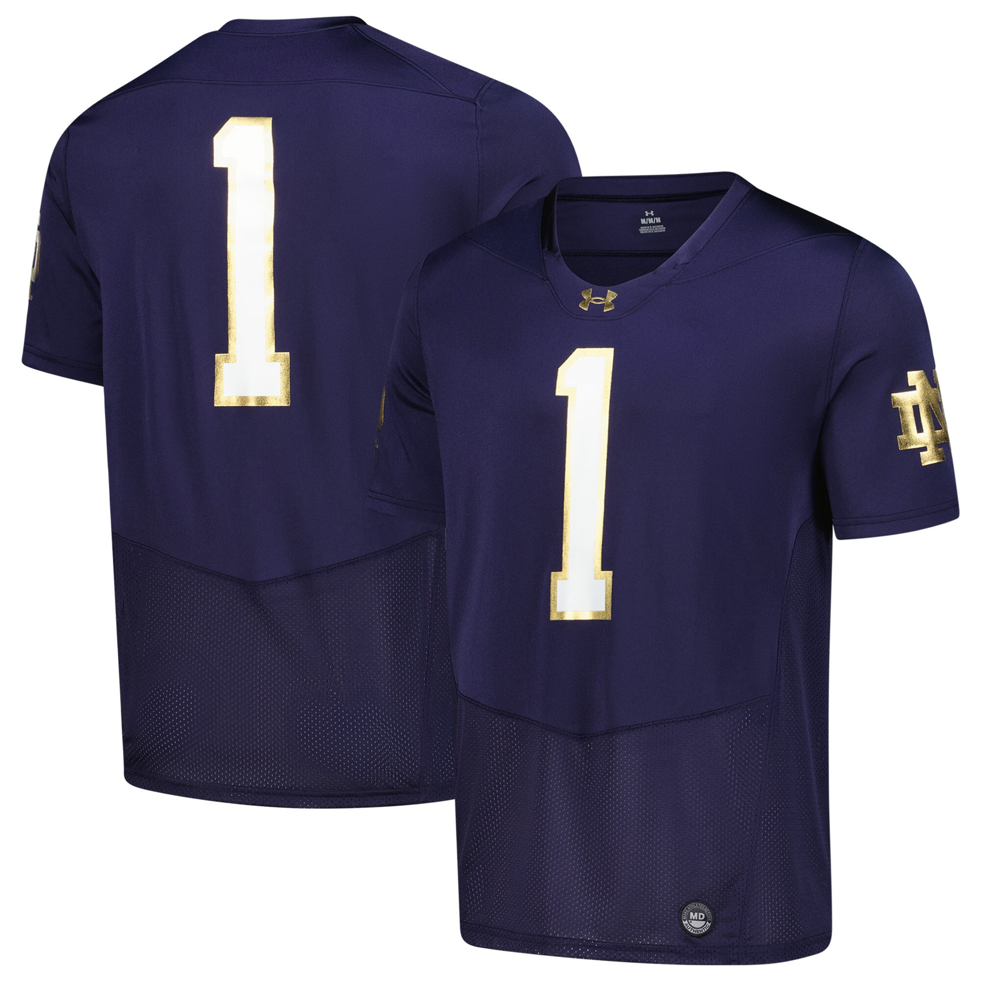 [DDG] Notre Dame Fighting Irish Replica Football Jersey - Navy