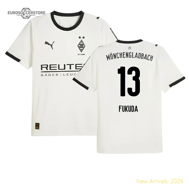 Top-Quality 2025-2026 Borussia Mgb Home Shirt (Fukuda 13)