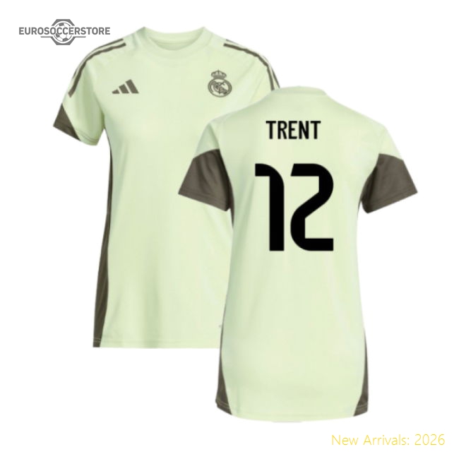 Official 2025-2026 Real Madrid Training Jersey (Almost Lime) - Womens (Trent