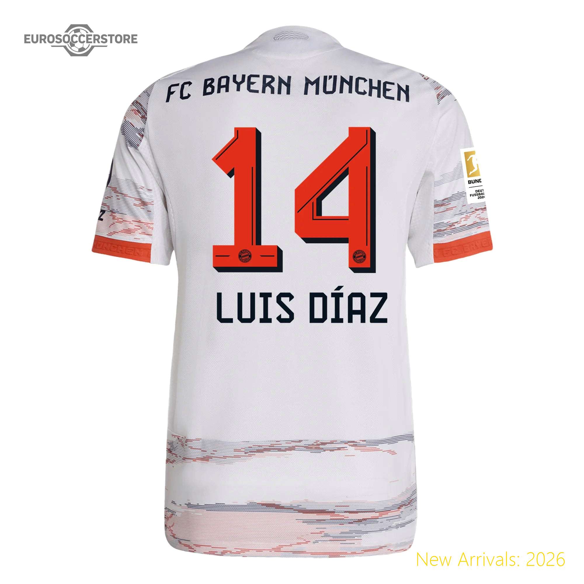 Official Team Merchandise Premium-quality Men Bay Soccer Star Away