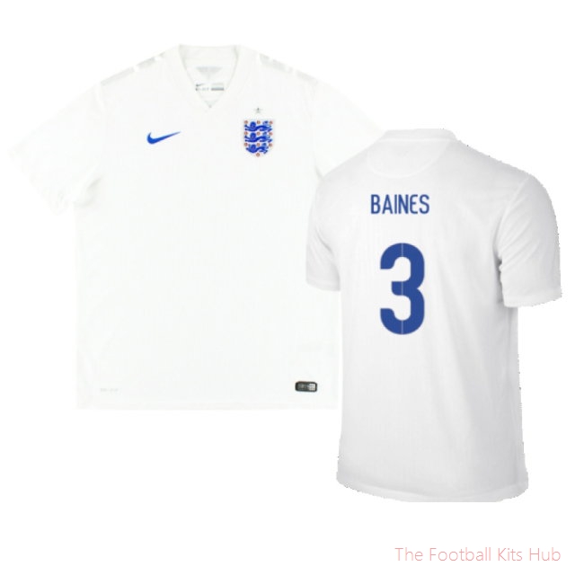 England 2014-16 Home (Very Good) (BAINES 3)