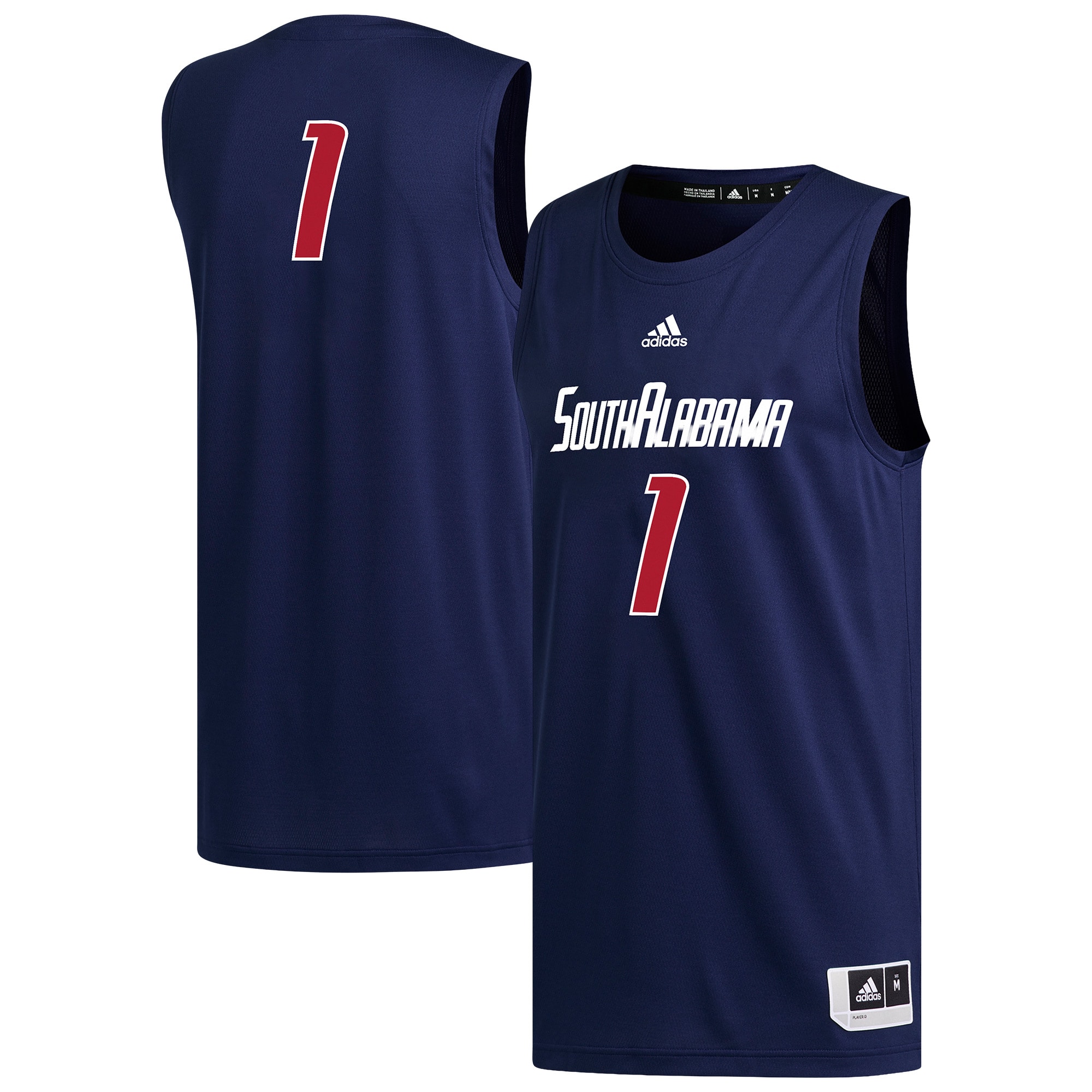 [DDG] Women's South Alabama Jaguars Replica Basketball Jersey - Navy