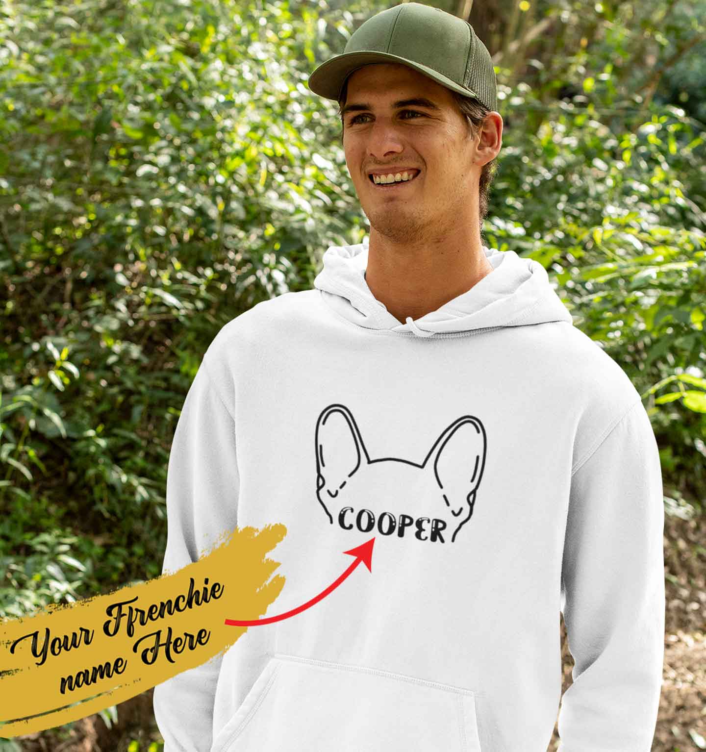 My Frenchie - Durable Personalized Unisex Hoodie For Frenchie Fans