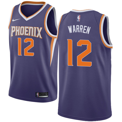 Nike Phoenix Suns #12 T.J. Warren Purple NBA Swingman Icon Edition Jersey Mens