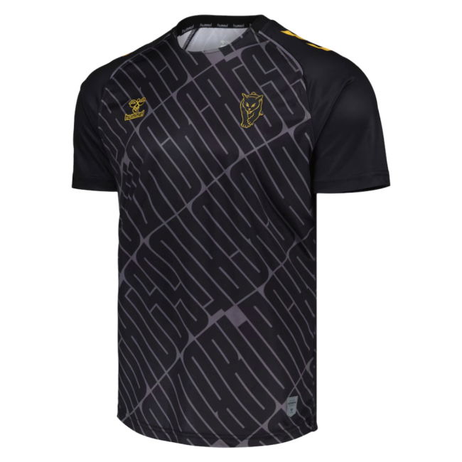 2025-2026 Sunderland Third Pre Match Shirt (Black) (Your Name)