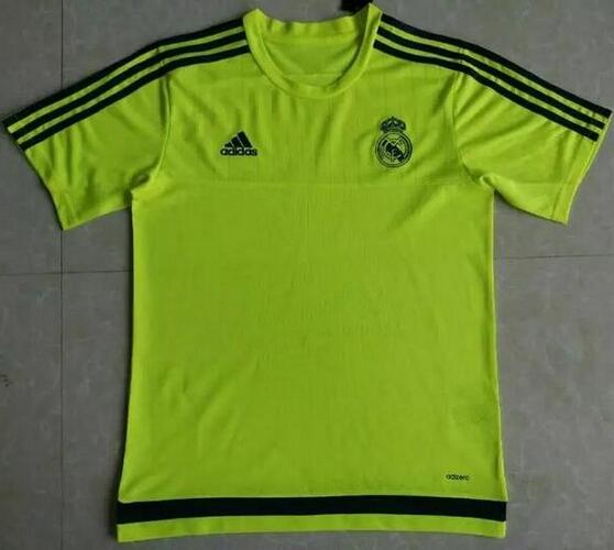 High Quality Quick Dry Real Madrid Yellow 2016-17 Training Shirt