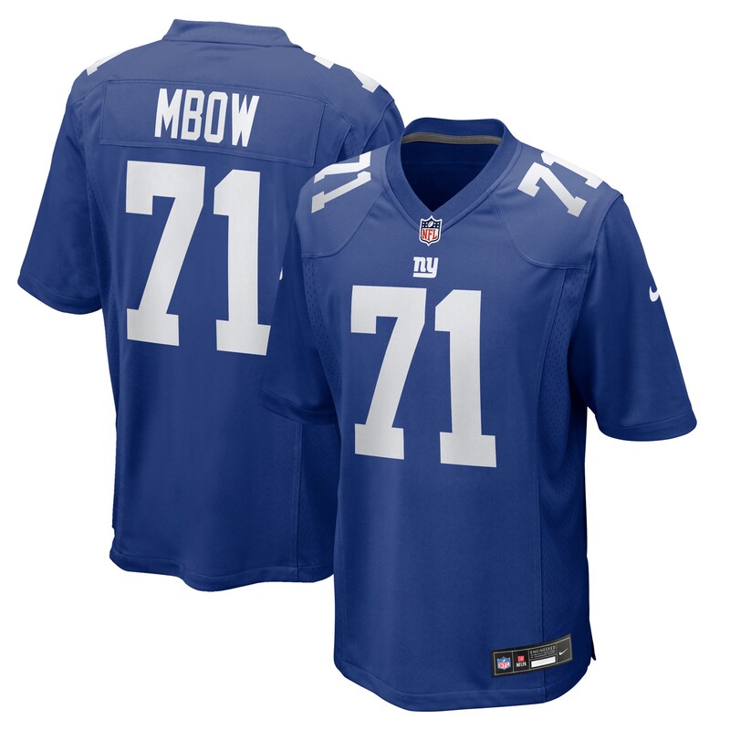 None Marcus Mbow NY Giants Legendary Official Jersey Football Apparel