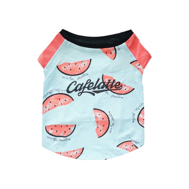 Trendy Watermelon - Dog Owner Shirt For Summer Indoor Comfort