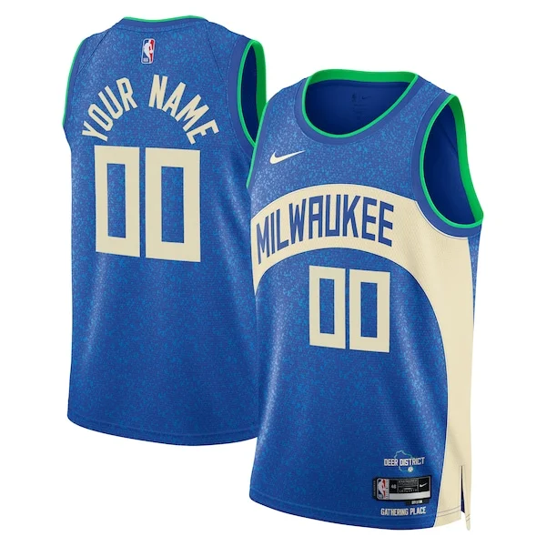Milwaukee Bucks MIL Swingman Jersey - official retro basketball