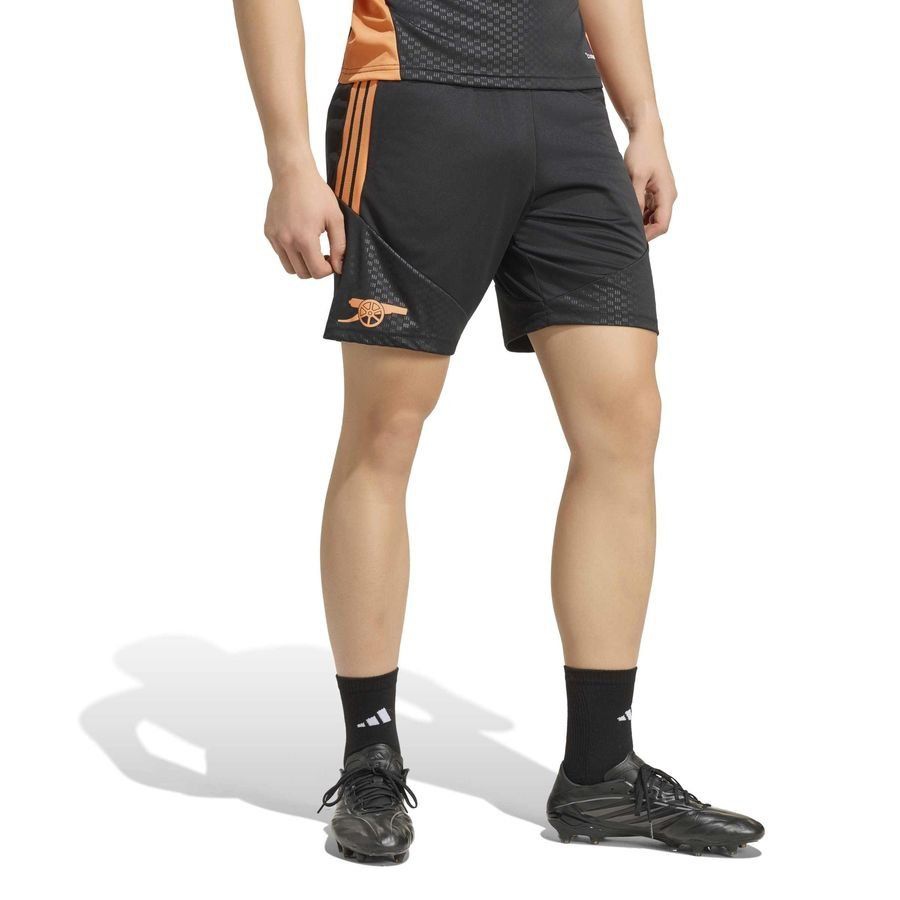 Arsenal Training Shorts - Black/Orange