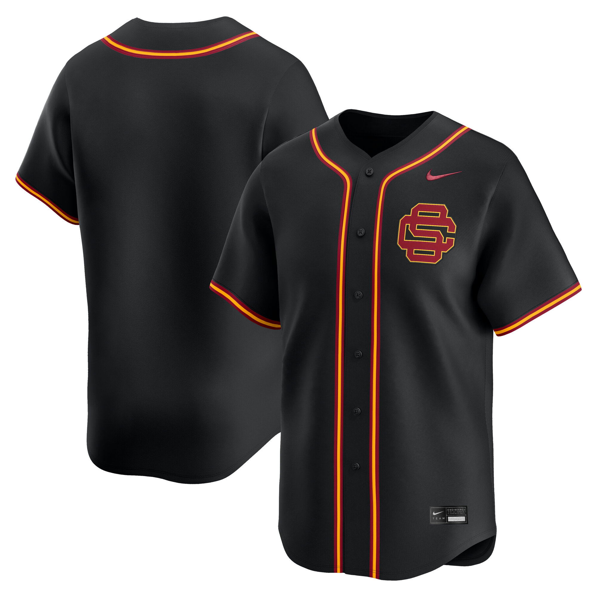[NJP] Youth USC Trojans Baseball Limited Jersey - Black