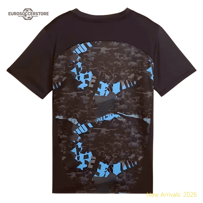 2024-2025 Man City Prematch SS Jersey (Strong Gray) - Kids